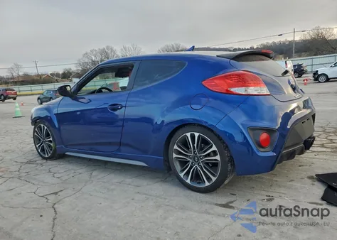 2016 Hyundai Veloster Turbo из США, поврежденный, VIN KMHTC6AE8GU256323